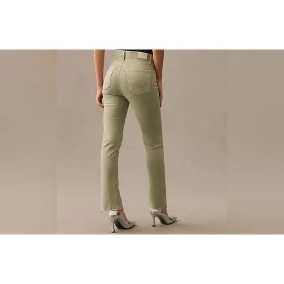NWT EDWIN BREE High Rise Crop Women's Jeans in Sage Green Sz 31 - Picture 3 of 11